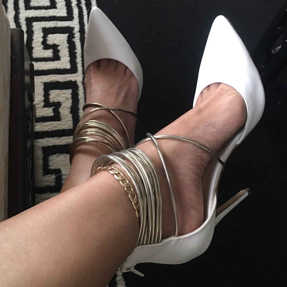 Strappy Embellished Stilletos